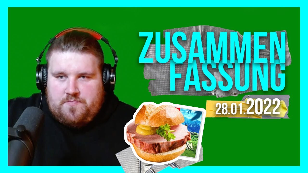 Drachenlord Stream 28.01.2022 (ZUSAMMENFASSUNG) / Frühstück + Zelda (Gegen Mobbing)