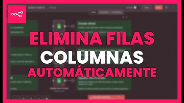 ELIMINA FILAS O COLUMNAS AUTOMÁTICAMENTE en GOOGLE SHEETS con n8n