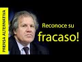 Almagro: Acorralado reconoce sus fracasos!