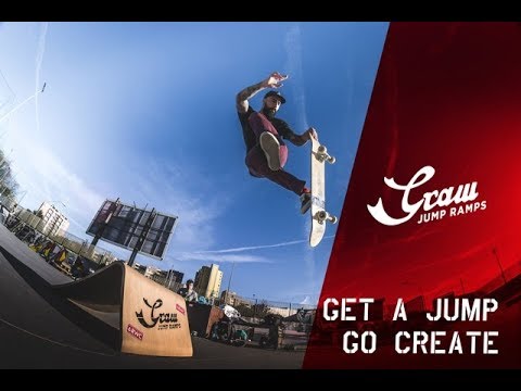 BEST GRAW JUMP RAMPS SKATEBOARDING TRICKS - COMPILATION VOL. 1