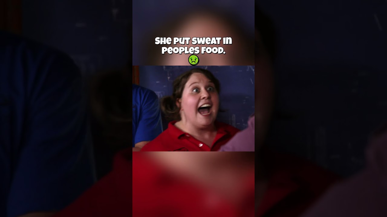 She put SWEAT in peoples food.🤮 