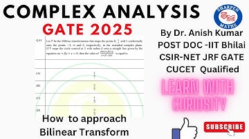 GATE 2025 complex analysis solution || Bilinear map || Que-41