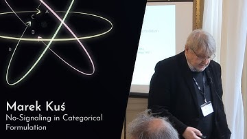 No-Signaling in Categorical Formulation, Marek Kuś