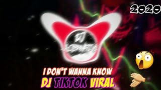 DJ i don't wanna know(simple fvnky) full bas 2020 TikTok[vndmsry]