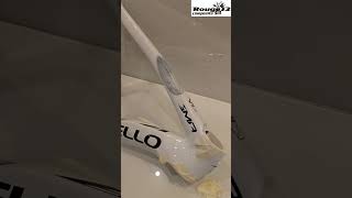 Réparation d'un coup de guidon dans le top tube carbone de ce Pinarello dogma F