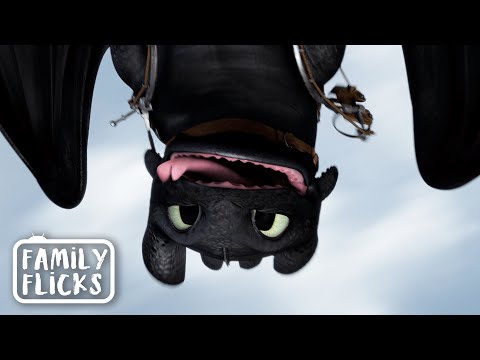 Flying With Toothless | How To Train Your Dragon 2 (2014) | Family Flicks