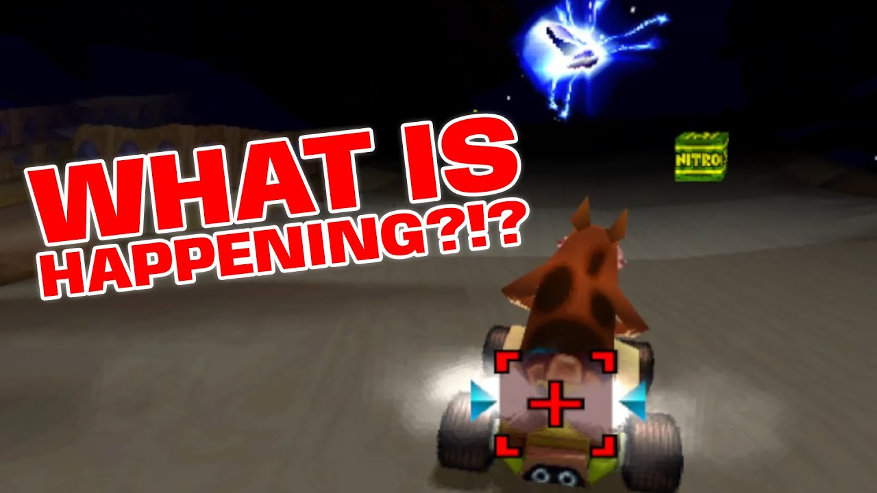 CTR but the AI are speedrunners... IN THE DARK!!!