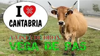 Vega de Pas a vista de dron