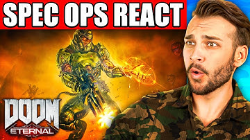 Spec Ops & Martial Artist REACT to Doom Eternal | Experts React