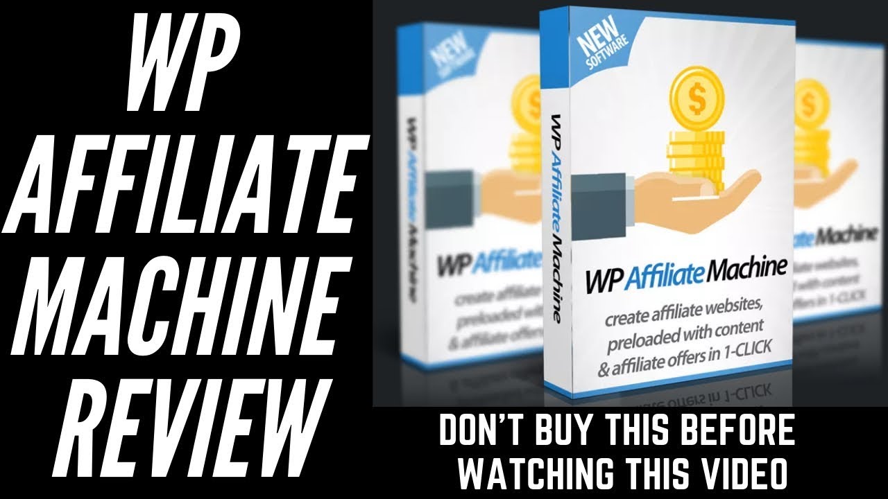 WP Affiliate Machine Review - Don't Buy This Before Watching This