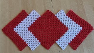 Tuto chemin de table au crochet