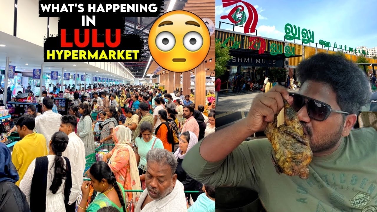 Exploring LULU HYPERMARKET in Coimbatore | Rathiri Rowther Auto Biriyani 🔥 | All Over TN Trip |