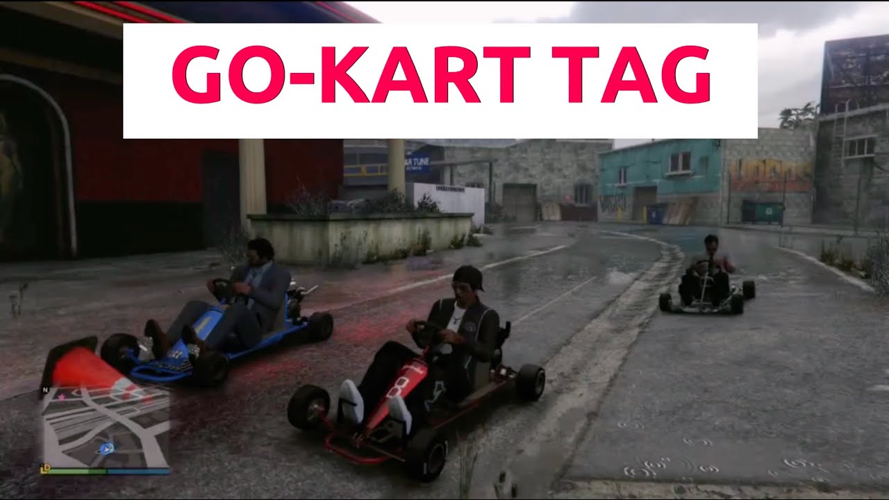 GO-KART TAG IN GTA (lots of screaming)