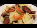 Southern fried cabbage recipe  how to make fried cabbage 