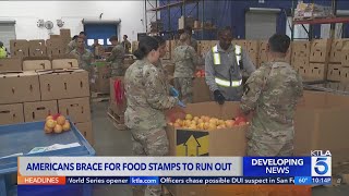 Americans brace for food stamps to run out