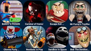 Roblox,Nextbots In Playground Mod,Sandbox In Space,Escape The Carnival of Horror Obby,Clowns Party screenshot 5