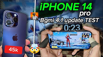 iPHONE 14 PRO BGMI 4.1 UPDATE TEST🥶 HEATING ? LAG ?