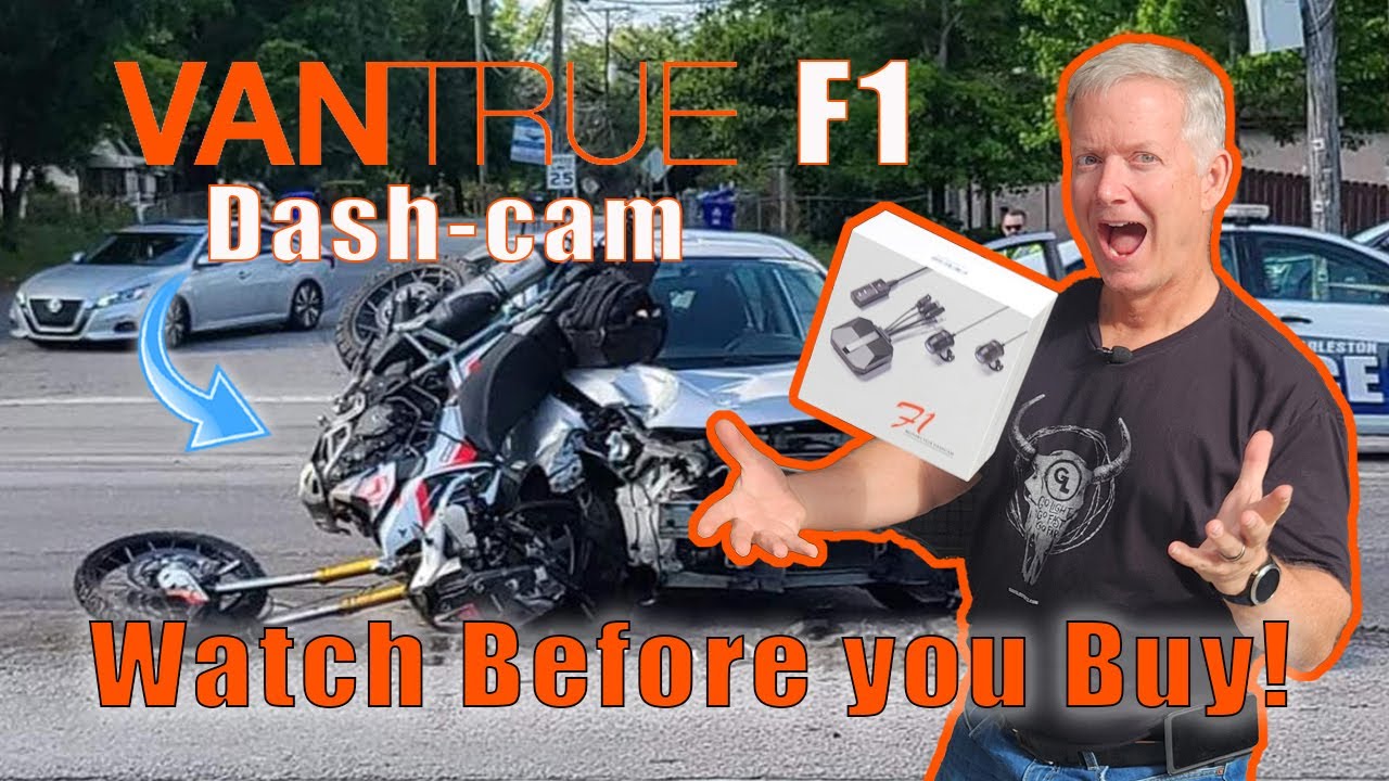 Vantrue F1 Motorcycle 4K Dual Dash Cam