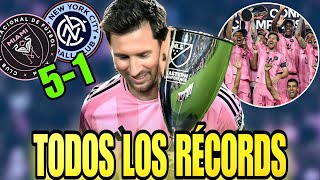 🚨 TODOS LOS RÉCORDS que MESSI ROMPIÓ al ser CAMPEÓN DE CONFERENCIA 🤩 Estadísticas de asistencias ✅️