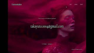 WebGL glitch Demonstration01/under page/PC