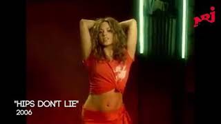 Shakira top 5 des clips les plus visionnée Shakira top 5 des clips les plus visionnée