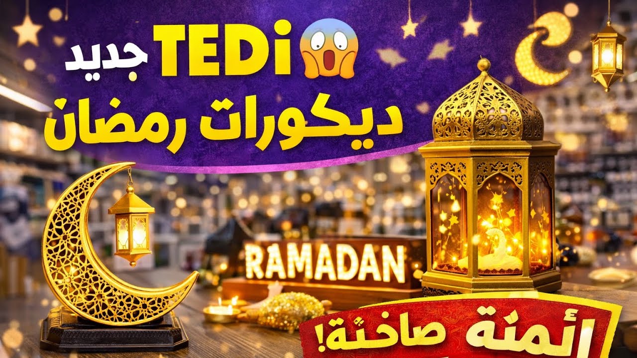 ما توقعتش نلقى هاد ديكورات رمضان في TEDi 😱 أثمان مفاجئة! 🌙✨