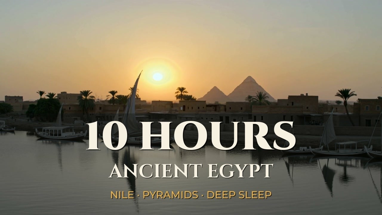 YouTube에서 10 Hours Ancient Egypt 🏺 Nile & Pyramids · Egyptian Sleep Music (Dimmed) 보기 YouTube에서 10 Hours Ancient Egypt 🏺 Nile & Pyramids · Egyptian Sleep Music (Dimmed) 보기