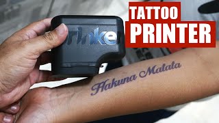 This is a pain free temporary Tattoo Printer - Prinker Tattoo Printer