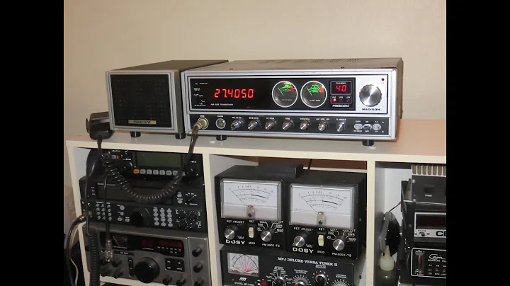 D858 PLL PRESIDENT MADISON w/ built in Frequency Counter - Nice