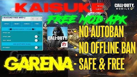 Codm Mod Menu GARENA | Safe & Free