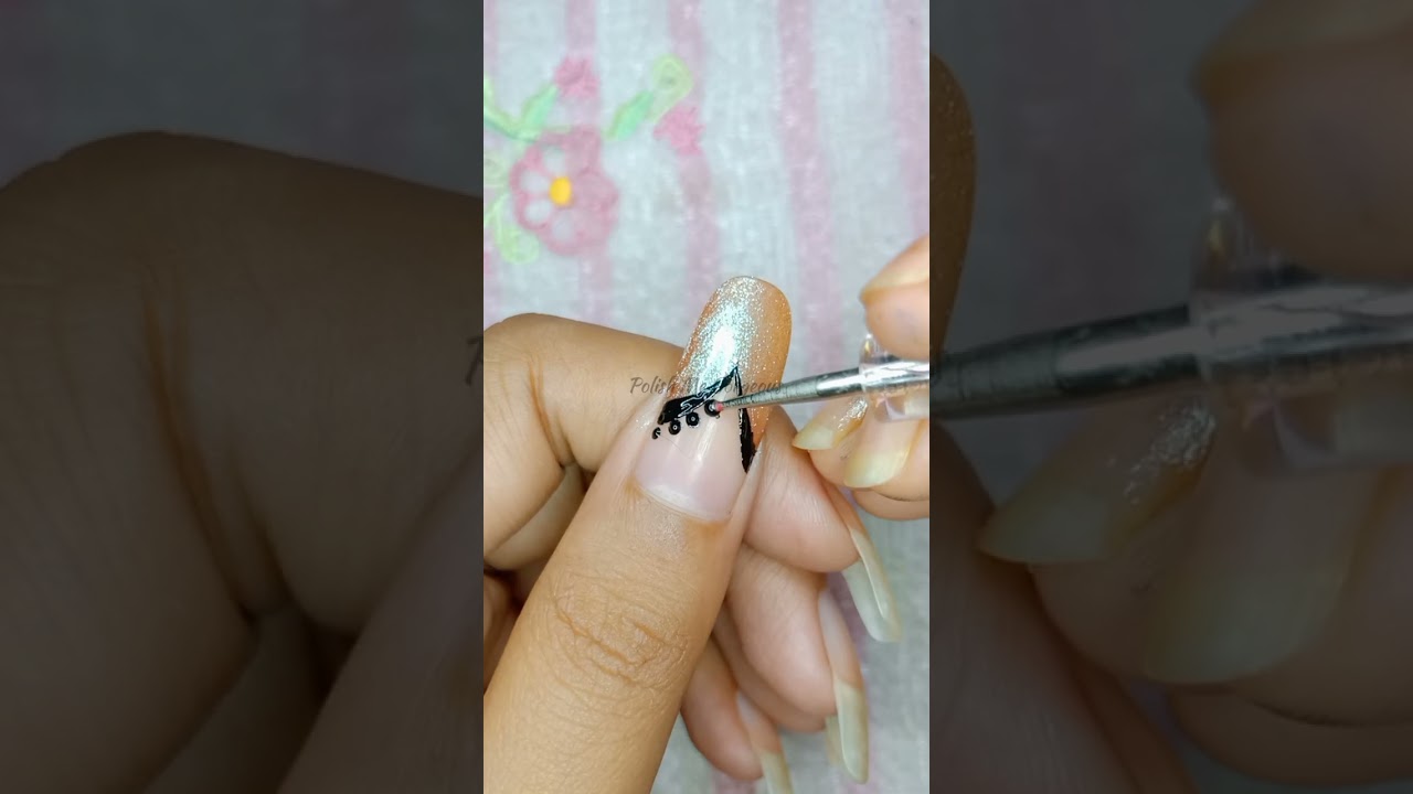 Easy nail art design 💅 shorts nailart YouTube