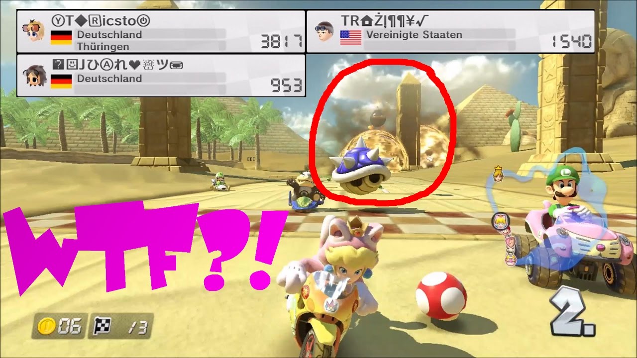 Mario Kart 8 online HACKER [1/3] YouTube