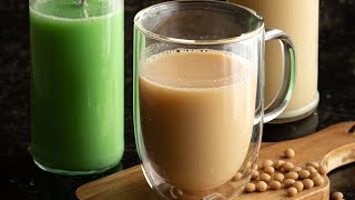 How to Make Soy Milk 3 Ways – Sữa Đậu Nành [3 Flavours!]