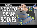HOW TO DRAW BODIES - Learning the basics of posing and basic body structures