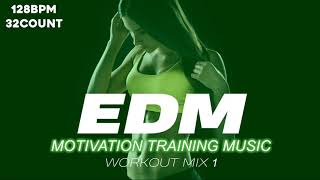 2020 EDM Workout Hits Motivation Training Music Workout Mix 1 &amp; Fitness 128 Bpm/32 Count