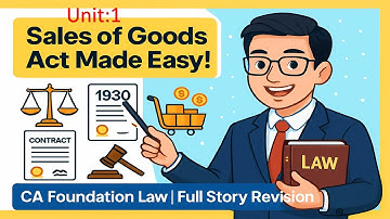 Chapter 3 - Sales of Goods Act, 1930 | Unit 1 | CA Foundation | Business Law | Revision | Fun Story