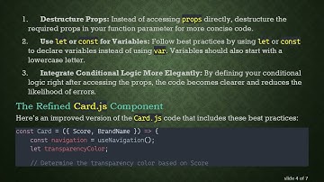 How to Implement Conditional if Statements with Props in React Native
