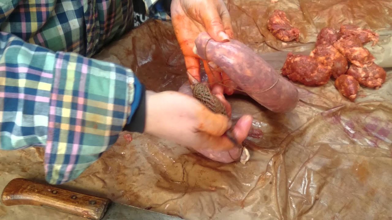 ATAR CHORIZOS CON PALO