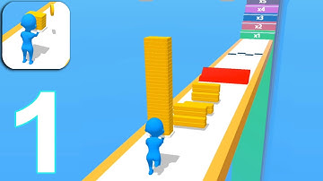 Stairs race 3D - All Levels  Gameplay Walkthrough Part 1 (IOS/Android)