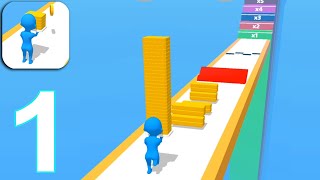 Stairs race 3D - All Levels  Gameplay Walkthrough Part 1 (IOS/Android) screenshot 2