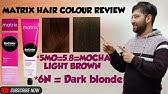 Matrix chocolate hair colour|AMONIA FREE HAIR COLOURS|MAXIMUM COLOUR  STAY AFTER WASH#shorts - YouTube