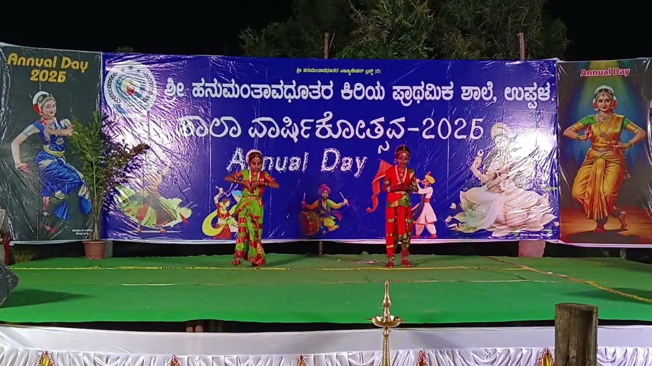 Pournami Bharata Vedamuga🔥🪔✨| Bharatanatyam with Deepa Grade 5 & 7 Girls | Annual Day | SHHP School