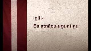 Igiti - Es atnācu uguntiņu chords