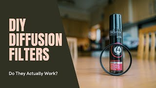 DIY Diffusion Filters... Do they actually work? Moment Cinebloom Filter vs Some Hairspray.