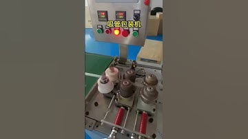 Automatic individual straw packing machine