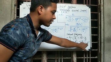 Steady State Response of a Damped 1 DOF Spring-Mass System with Harmonic Excitation