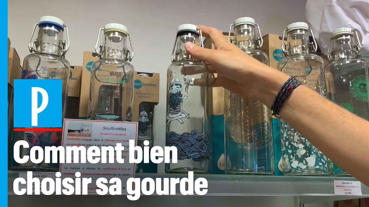 Gourde en verre, en plastique, en aluminium ou en inox ?