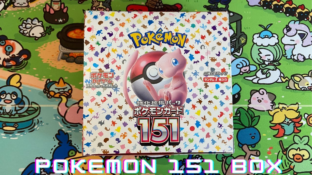 Kanto Region! Pokemon 151 Booster Box Opening - YouTube