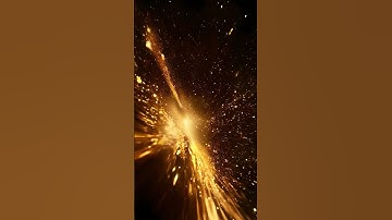 Flying Towards Gold Galaxy In Deep Outer Space In Action  #spaceart  #spaceexploration #spacescene