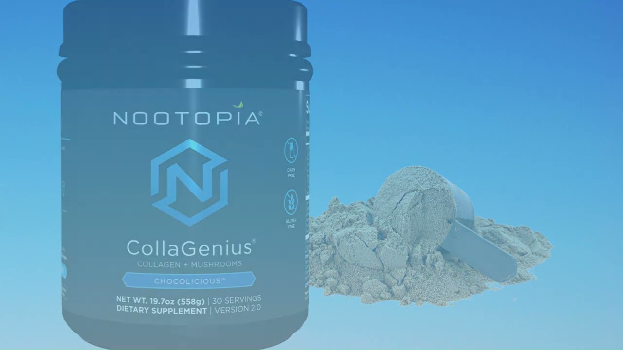 CollaGenius: Unleash Your Inner Glow with Collagen + Mushroom Power!